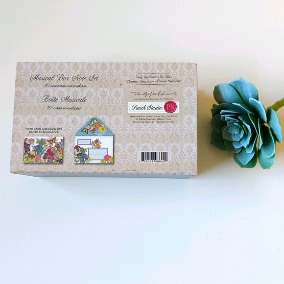 Musical Box & Note Card Set - Picture 3 of 5